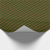Grün und Gold Geschenkpapier (Ecke)