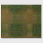 Grün und Gold Geschenkpapier (Flach)