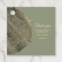 Grün und Gold Hochzeit mit elegantem Luxus