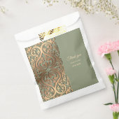 Grün und Gold Hochzeit mit elegantem Luxus Geschenktütchen (Versiegelt)