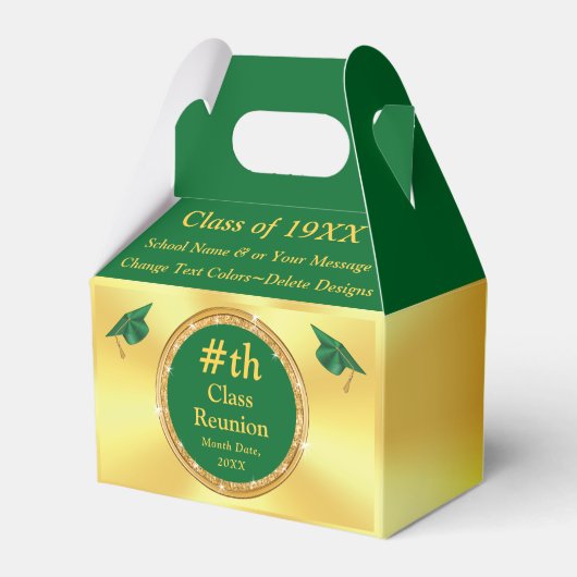 Grün und Gold, Klassenfavoriten, Wiedersehen-Boxen Geschenkschachtel (Rückseite)