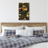 Grün und Gold Leinwanddruck (Insitu (Schlafzimmer))