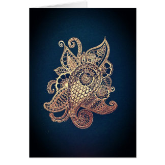 Grün und Gold Paisley