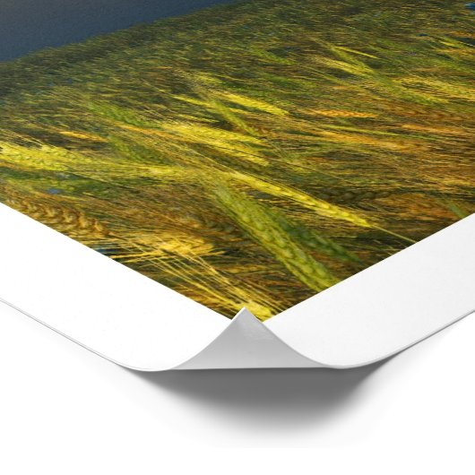 Grün und Gold Poster (Ecke)