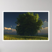 Grün und Gold Poster (Vorne)