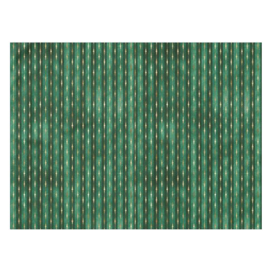 Grün und Gold Tischdecke (Vorderseite (Horizontal))