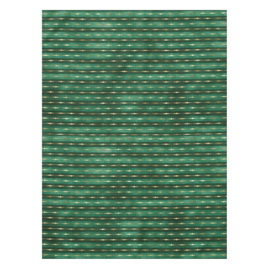 Grün und Gold Tischdecke (Vorderseite)