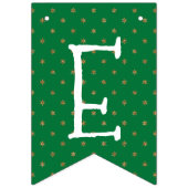 Grün und Gold Wimpelkette (Dritte Fahne)