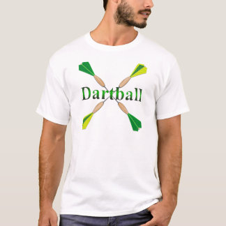 Grün und GoldDartball Pfeile T-Shirt