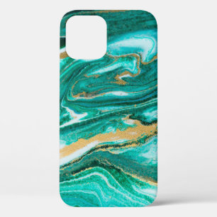 Grün und goldfarben, ein gewagter Hintergrund. Gol Case-Mate iPhone Hülle