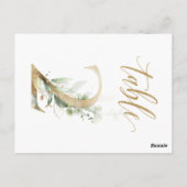 Grün- und Goldfolien, Tabelle 2, Tischnummer (Rückseite)