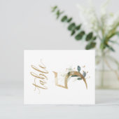 Grün- und Goldfolien, Tabelle 5, Tischnummer (Stehend Vorderseite)