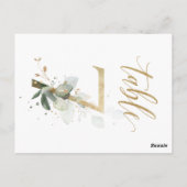 Grün- und Goldfolien, Tabelle 7, Tischnummer (Rückseite)