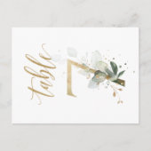 Grün- und Goldfolien, Tabelle 7, Tischnummer (Vorderseite)