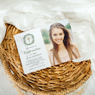 Grün- und Goldkreuz   Foto-Bestätigung Einladung