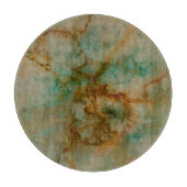 Grün und Goldmarmor Schneidebrett (Vorderseite)