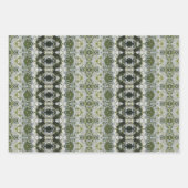grün und grau geschenkpapier set (Vorderseite 3)