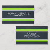 Grün und Grau Visitenkarte (Vorne/Hinten)