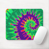 Grün und Lila Groovy Krawatte Dye Mousepad (Mit Mouse)