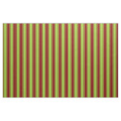 Grün- und Maroonfarbene Streifen/Linienmuster Stoff (Fat Quarter (45,7 x 55,9 cm))