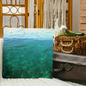 Grün und Minze Ozean Abstrakte Kunst Leinwanddruck