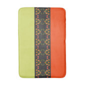 Grün und orange bläserne Akzentuierung Badematte (Vorderseite Vertikal)