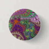Grün und Orange Melt Button (Vorderseite)