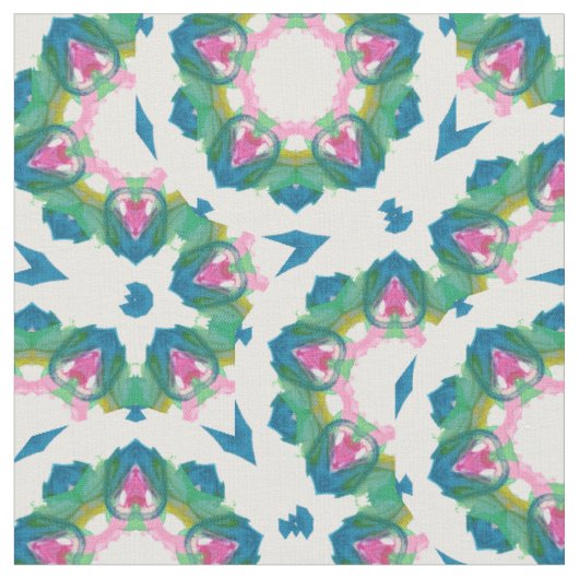 Grün und Rosa Stoff (Nahaufnahme)