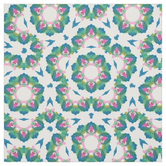 Grün und Rosa Stoff (Muster)