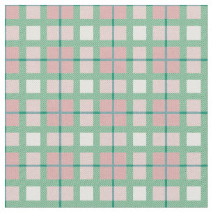 grün und rosa Tartan-Zellmuster Stoff