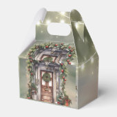 Grün und Rot Berry dekorierte Tür Licht Weihnachte Geschenkschachtel (Rückseite)