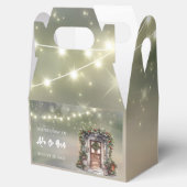 Grün und Rot Berry dekorierte Tür Licht Weihnachte Geschenkschachtel (Geöffnet)