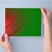 grün und rot flyer (Hand)