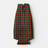 Grün und Rot Kariert Flaschenkühler (Rückseite)