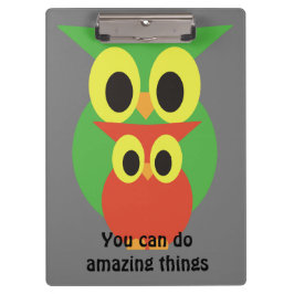 Grün und Rot Klemmbrett