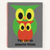 Grün und Rot Notizblock (Vorderseite)