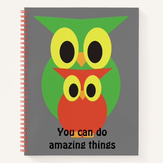 Grün und Rot Notizblock (Vorderseite)