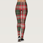 grün und rot Royal Stewart Tartan Leggings (Rückseite)