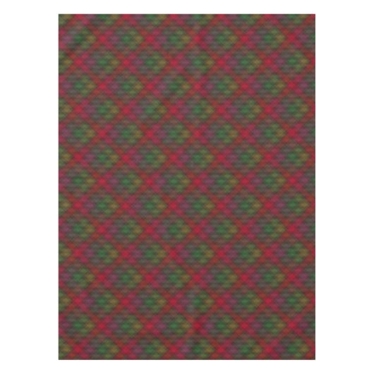 Grün und Rot, Tartan Tischdecke (Vorderseite)