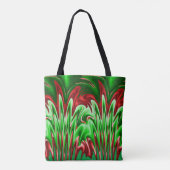 Grün und Rot Tasche (Rückseite)