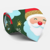 Grün und Rot Weihnachten Krawatte (Gerollt)