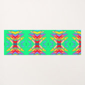 Grün und Rot-Yogamat Yogamatte (Rückseite (Horizontal))