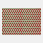 Grün- und Rottopackung Geschenkpapier Set (Vorderseite 3)