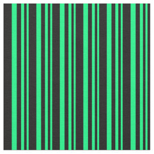 Grün- und Schwarz-Linenmuster Stoff