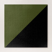 Grün und Schwarz Puzzle (Horizontal)