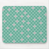 grün und silber marokkanisch mousepad (Vorne)