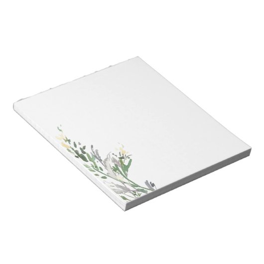 Grün und Silber Notizblock (angewinkelt)