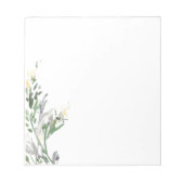 Grün und Silber Notizblock (Vorderseite)