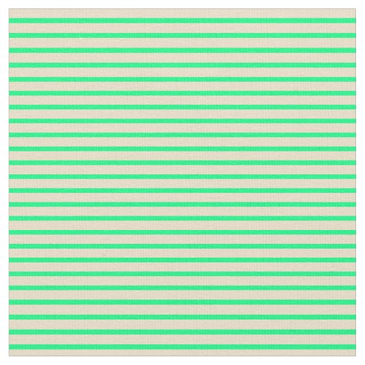 Grün- und Tanfarbmuster Stoff (Nahaufnahme)