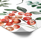 Grün- und Waldbeeren - Lebensfeier Poster (Ecke)